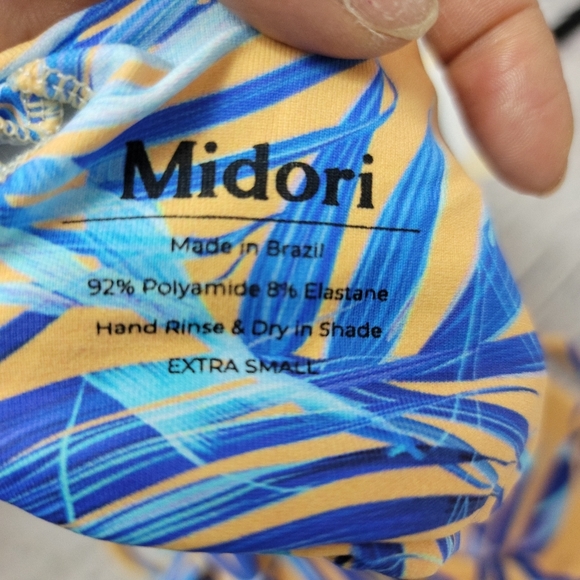 MIDORI NAHELE MIA LEAF TASSEL NEW WITH TAGS TOP SZ XS - Picture 2 of 8